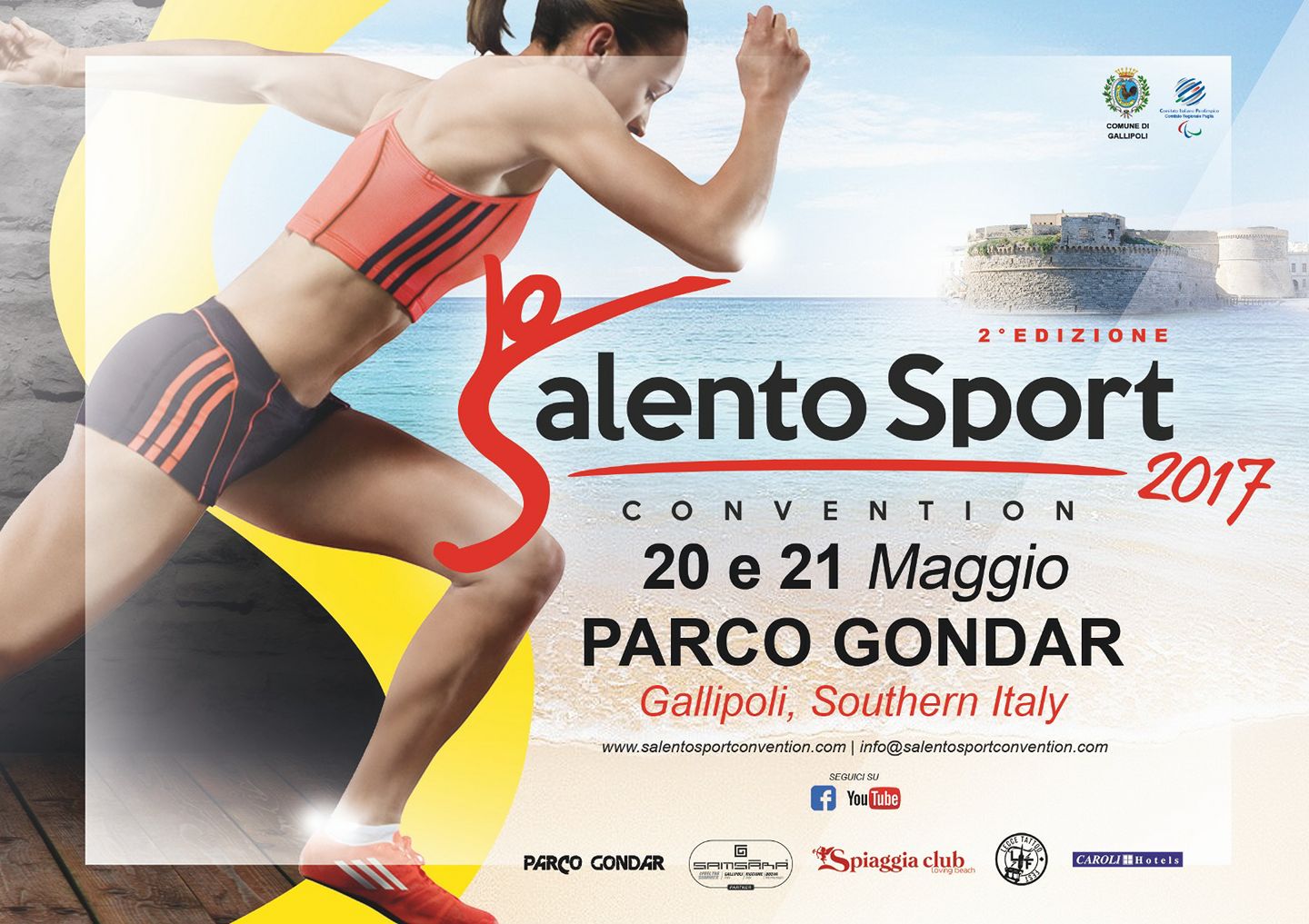Salento Sport Convention 20-21 maggio 2017 Parco Gondar Gallipoli